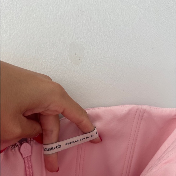 HOUSE OF CB Persephone Pink Gown XS - Picture 9 of 15